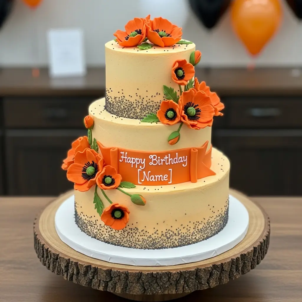 [CC-OP01] Orange Poppy Cake