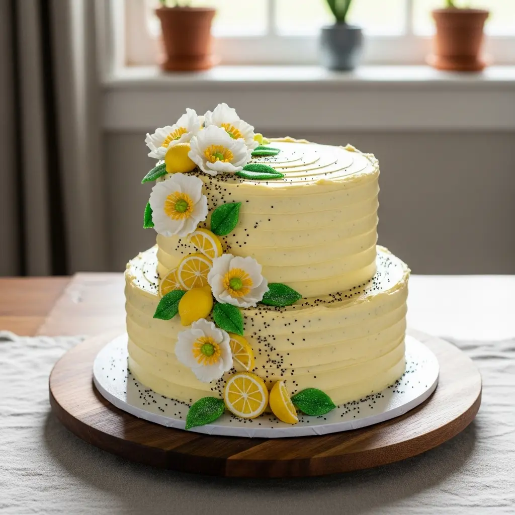 [CC-LP01] Lemon Poppy Cake