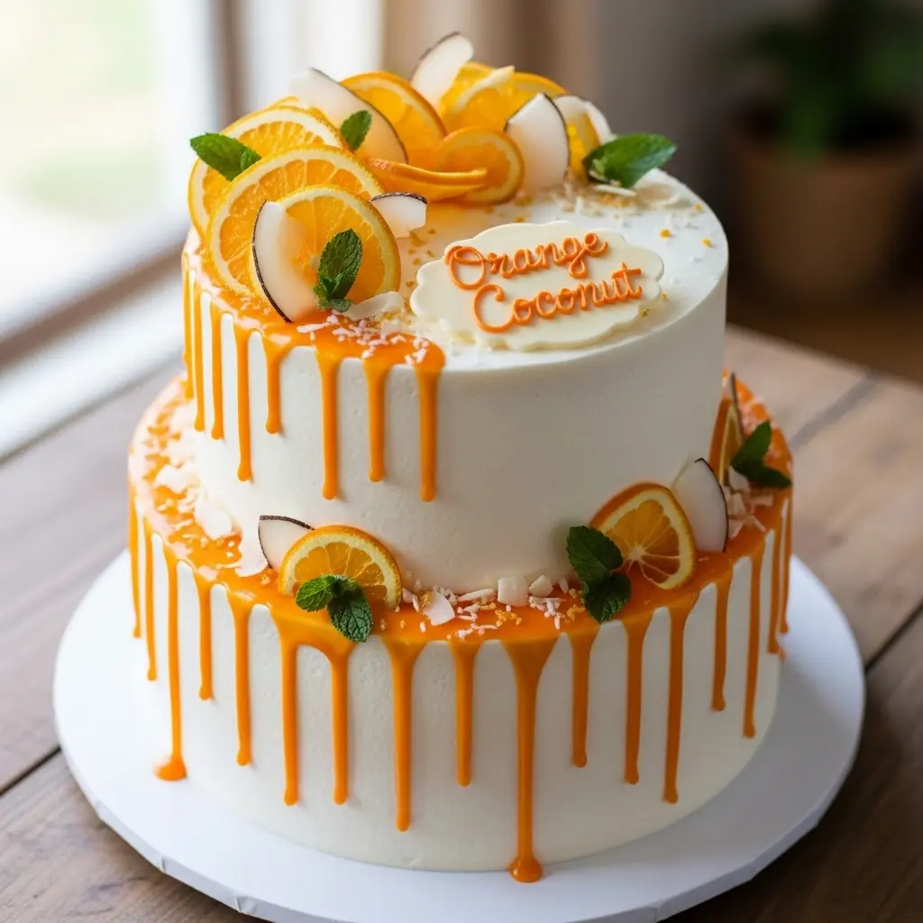 [CC-OC01] Orange Coconut Cake
