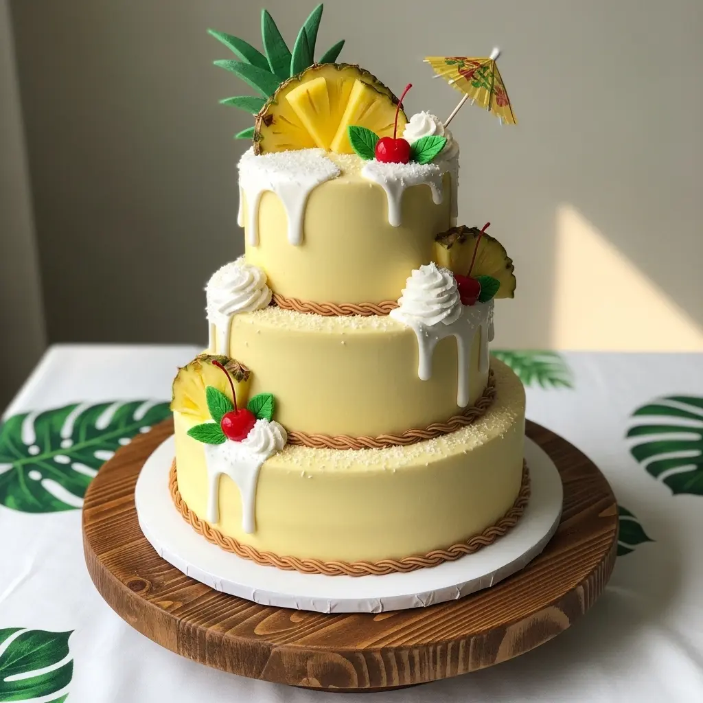 [CC-PIN01] Pina Colada Cake