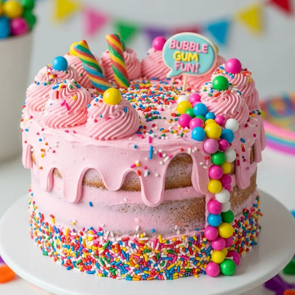 [CC-BGF01] Bubble Gum Funfetti Cake